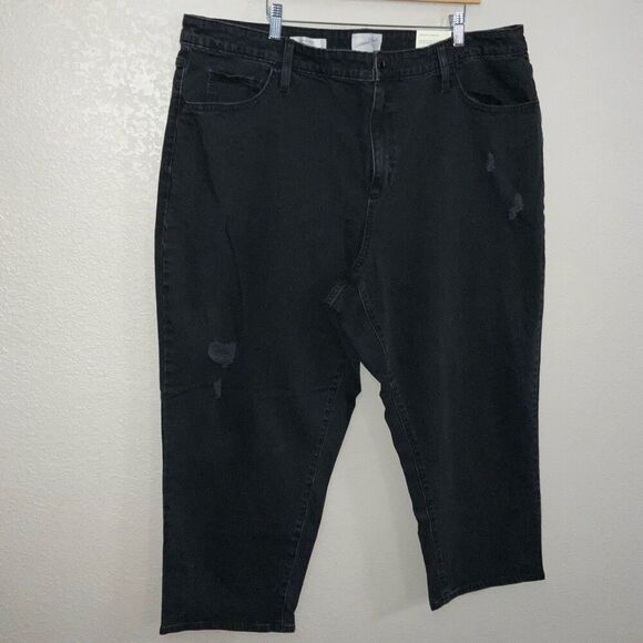 Universal Thread Black Vintage Straight Jeans size 24W - Picture 4 of 8